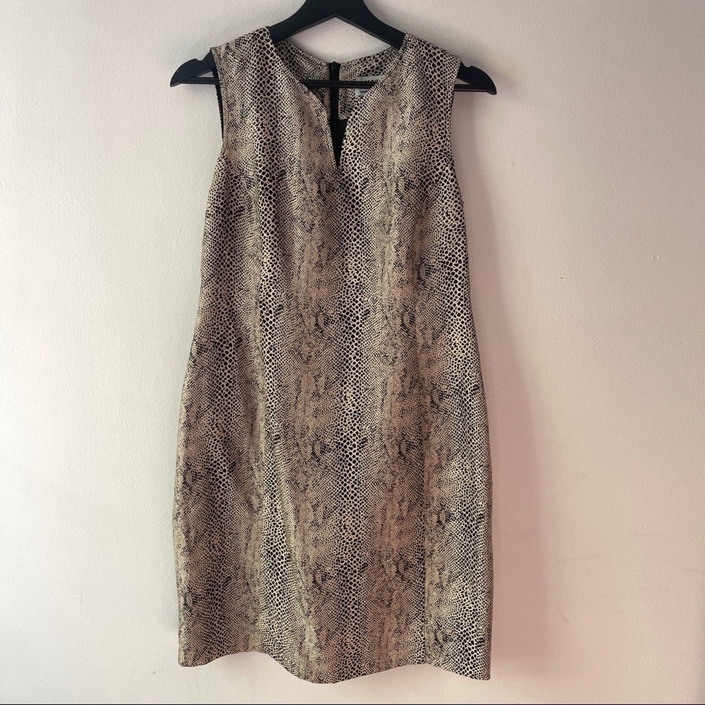Vintage Robbie Bee Snake print Mini Shift Dress - Petite